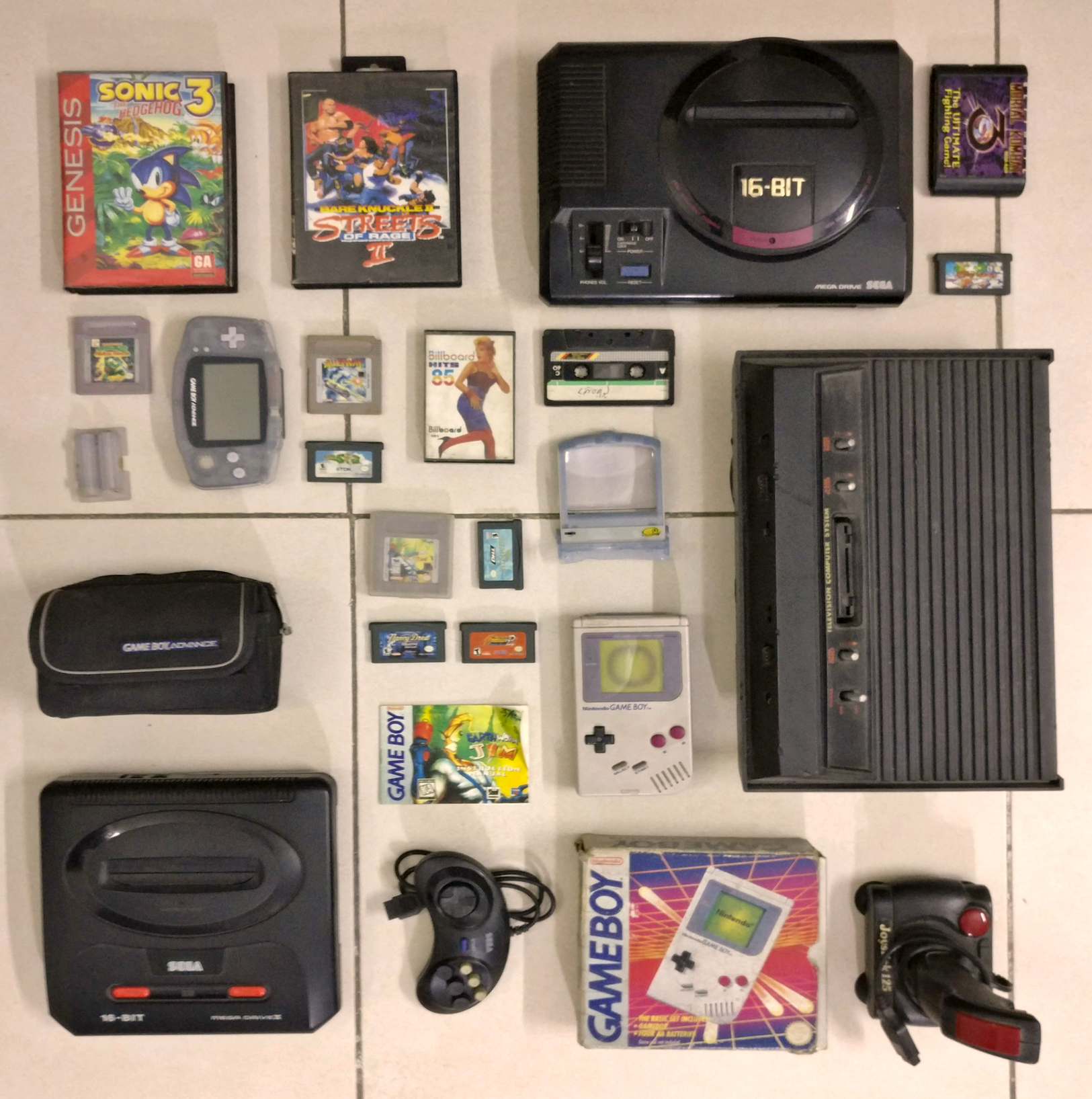 Many of my game consoles were eventually donated to my friend Talha for his growing collection. He kindly shared it with me for my thesis neatly knolled.